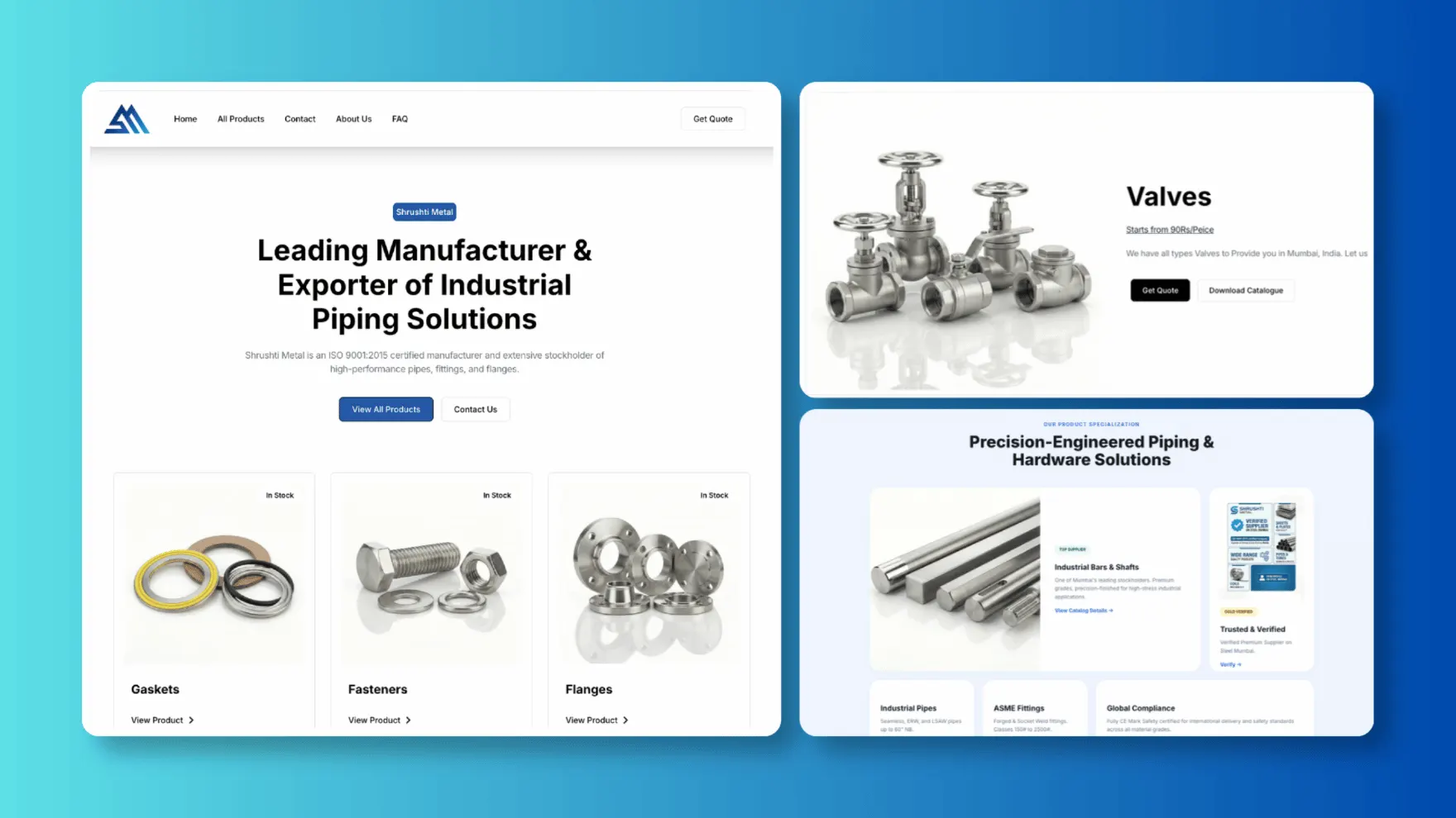 Shrushti Metal Industrial Warehouse & Stockholder Showcase